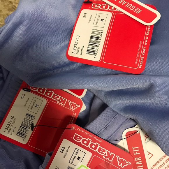 NWT 3pc set KAPPA Top, Hoodie & Jacket M - Picture 3 of 3